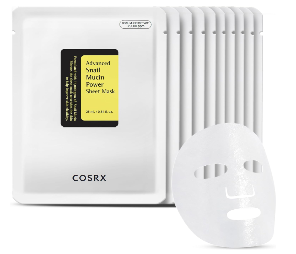 COSRX Advanced Snail Mucin Power Sheet Mask (10 sheets) - Bint Adem Portal 
