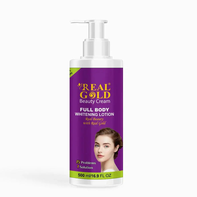 Real Gold Naurishing Body Lotion-500ml - Bint Adem Portal 