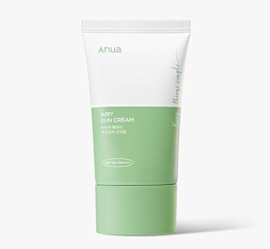 ANUA Airy Sun Cream SPF 50+ 50ml - Bint Adem Portal 