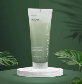 ANUA Heartleaf Succinic Moisture Cleansing Foam 150ml - Bint Adem Portal 