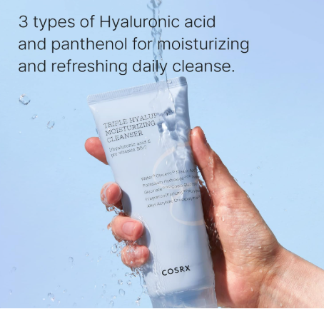 COSRX Hydrium Triple Hyaluronic Moisturizing Cleanser - Bint Adem Portal 