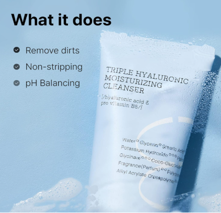 COSRX Hydrium Triple Hyaluronic Moisturizing Cleanser