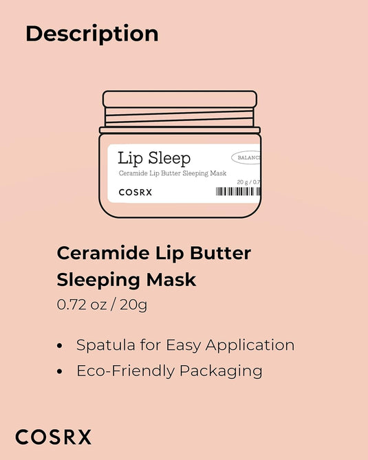 COSRX Balancium Ceramide Lip Butter Sleeping Mask