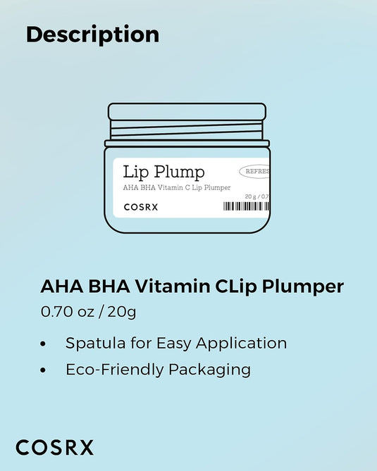 COSRX Refresh AHA BHA Vitamin C Lip Plumper - Bint Adem Portal 
