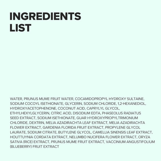 Beauty of Joseon Green Plum Refreshing Cleanser Gel, Deep Pore, Acne Face Wash 100ml