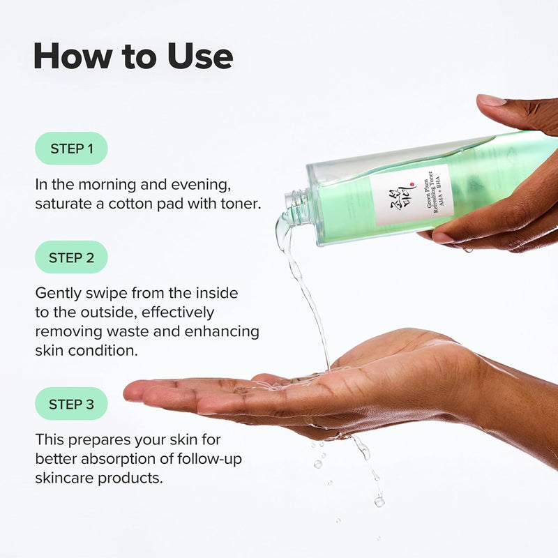 Load image into Gallery viewer, Beauty of Joseon Green Plum AHA BHA Toner Refreshing Facial Essence Moisturizer - Bint Adem Portal #
