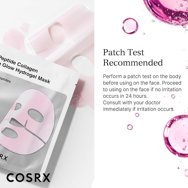 Load image into Gallery viewer, COSRX Pink Peptide Collagen Lifting Glow Hydrogel Face Masks Skin Care- - Bint Adem Portal #
