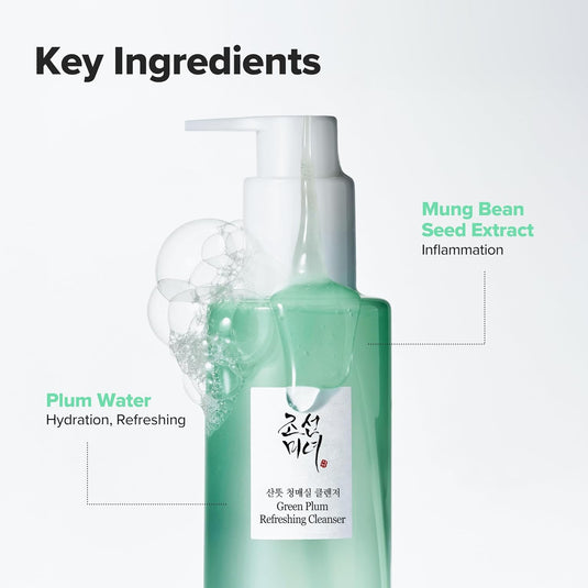 Beauty of Joseon Green Plum Refreshing Cleanser Gel, Deep Pore, Acne Face Wash 100ml