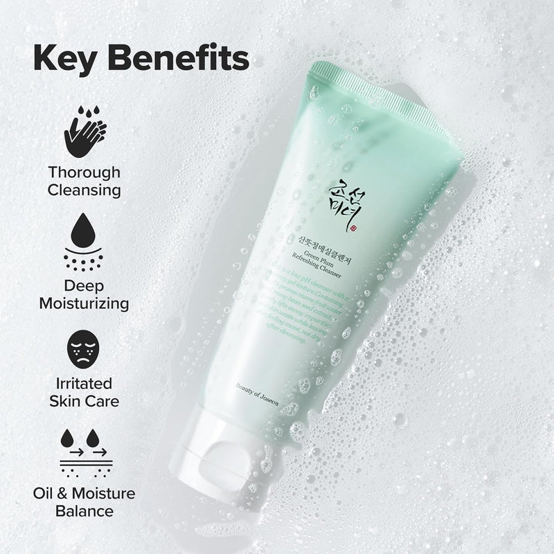 Load image into Gallery viewer, Beauty of Joseon Green Plum Refreshing Cleanser Gel, Deep Pore, Acne Face Wash 100ml - Bint Adem Portal #
