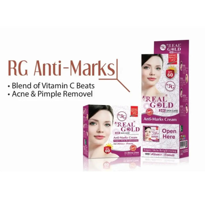 Load image into Gallery viewer, Real Gold Anti Marks Cream SPF60 - Bint Adem Portal #
