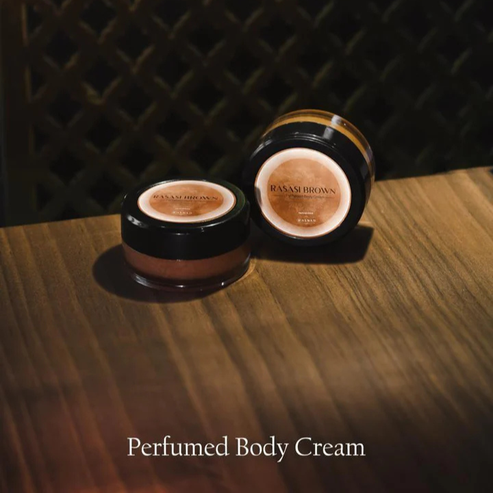 Load image into Gallery viewer, Aswad Rasasi Brown Perfumed Body Body Cream 8g (12Pcs Per Box) - Bint Adem Portal #
