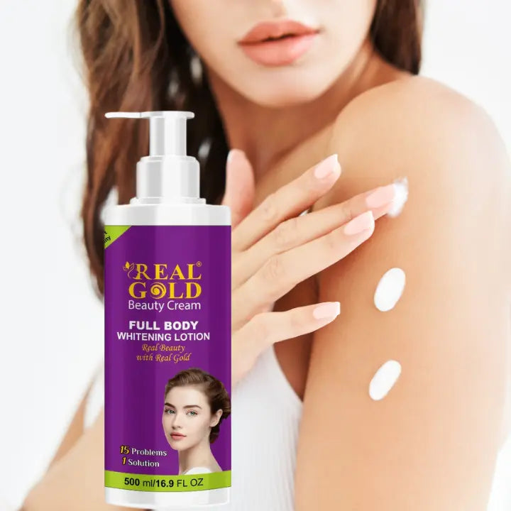 Load image into Gallery viewer, Real Gold Naurishing Body Lotion-500ml - Bint Adem Portal #
