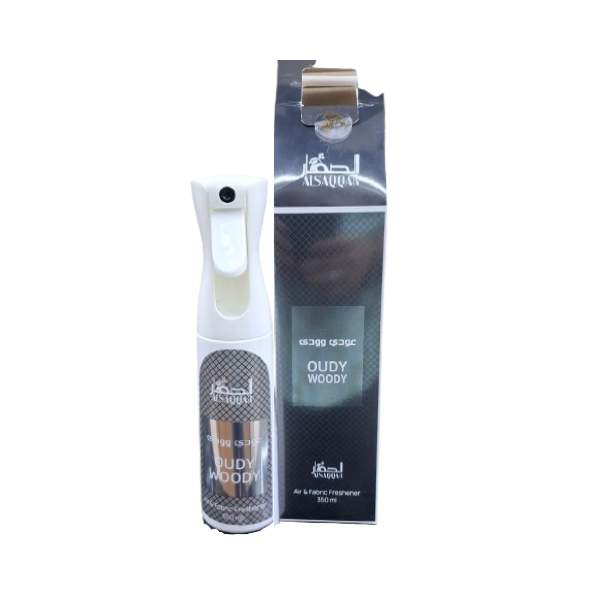 Alsaqqar Oud Woody Air & Fabric Freshener -350ml - Bint Adem Portal 