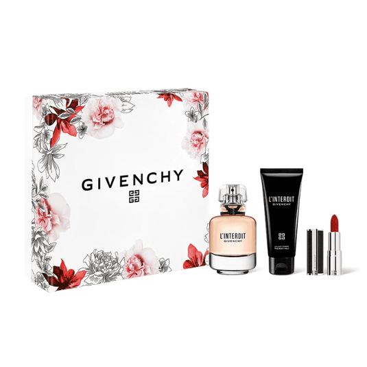 Givenchy L'interdit Edp 80ml+75SO+75BM Set - Bint Adem Portal 