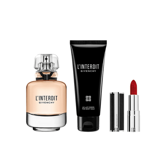 Givenchy L'interdit Edp 80ml+75SO+75BM Set - Bint Adem Portal 